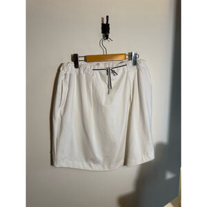 Women's Diadora Skort Size XL White with Black Drawstring